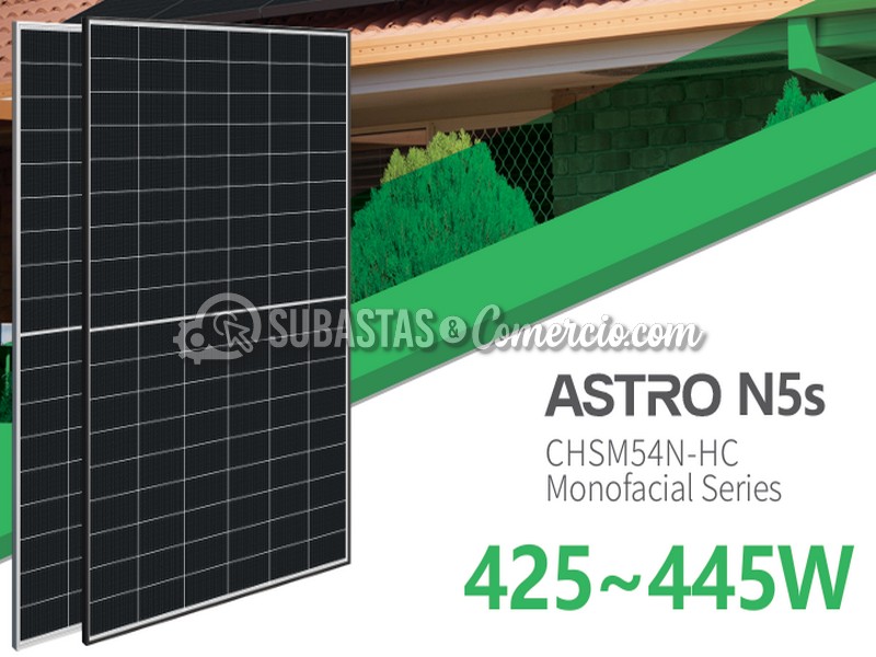 Paneles solares - Astro N5s CHSM54N-HC Monofacial  Series 425~445W 